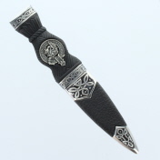 Sgian Dubh, Clan Crest, Stone Top, Clan Lindsay